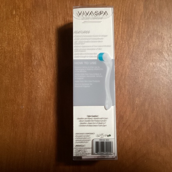 Vivaspa Beauty Redefined Microneedle Facial Roller Bundle of 2 New - Picture 8 of 12